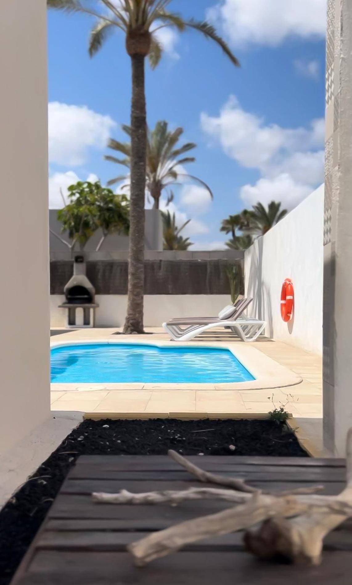 House Boho Palm With Private Heated Pool And Garden, 3 Bedrooms, Wi-Fi Corralejo Eksteriør bilde